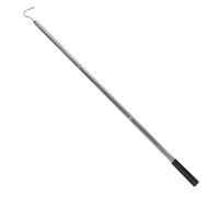 KOMBIUDA Gancho Abatible para Escalera de Ático Ajustable en Acero Inoxidable, Barra Extensible para Apertura de Ventanas Altas, Gancho Resistente para Almacenamiento en Espacios Reducidos