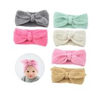 KOMBIUDA Gorro Cálido 6 Piezas Turbante De Ganchillo Gorro De Lana De Punto Con Detalle De Lazo Para Niños Y Niñas