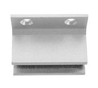 KOMBIUDA Guía Fija para Puerta de Ducha de Vidrio Tope Inferior Resistente y Accesorio Duradero para Mamparas Corredizas de Baño Fácil Instalación y Mantenimiento