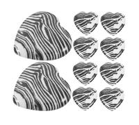 KOMBIUDA Hermosas Piedras de Corazón Pulidas 10 Piezas Piedras de Turquesa Natural para Manualidades para Decoraciones de Pulseras de Bricolaje