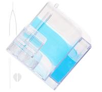 KOMBIUDA Hormiguero de Plástico para Observación Científica, Nido Compacto Azul, Caja para Hormigas Mascotas, Taller Educativo para Adolescentes y Obsequio Educativo de Biología