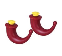 KOMBIUDA Irrigador Nasal 2 Unidades Botella Para Lavado Nasal Plástico Rojo Reutilizable Para Alergias y