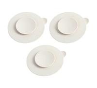 KOMBIUDA Juego De 3 Almohadillas De Silicona Para Cuencos Tapetes Para La Hora De Comer Para Bebés Se Adhieren A La Mesa Y A La Silla Alta Evitan Derrames Son Fáciles De Limpiar