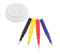 KOMBIUDA Juego de Mantenimiento de Relojes Profesional Multifuncional Plástico, Bolígrafo Engrasador Recipiente para Aceite, Herramienta de Reparación y Limpieza de Precisión