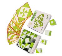 KOMBIUDA Juguete Educativo de Madera Tangram DIY para Niños, Rompecabezas Creativo Que Desarrolla Habilidades de Resolución de Problemas y Pensamiento Creativo, Adecuado como Regalos