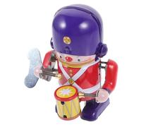KOMBIUDA Juguete Metálico de Cuerda Soldado Percusionista Divertido Tamborilero Mecánico para Regalo para Coleccionistas