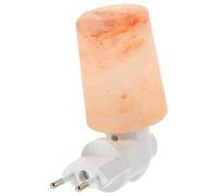 KOMBIUDA Lámpara de Sal de Cristal Colgante para Pared y Mesa Luz Nocturna Incandescente con Bombilla Monocromática Enchufe Europeo para Baño y Dormitorio