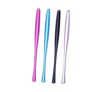 KOMBIUDA Lápices Capacitivos para Tablet y Teléfono 4 Piezas Metálicos Colores Variados Escritura a Mano Punta de Fibra Reemplazable Uso Digital Multifuncional Rosa Azul Plata Negro