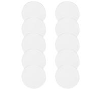 KOMBIUDA Lentes Convexas para Enseñanza de Física, Lente Óptica de Física de 10 Piezas Redondas de Acrílico, para Experimentos y Enseñanza