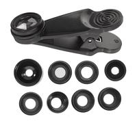 KOMBIUDA Lentes Profesionales para Cámara De Móvil Kit Zoom Gran Macro Ojo De Pez Fácil De Instalar