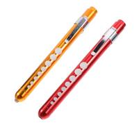 KOMBIUDA Linterna Bolígrafo LED Médica Luz para Examen Oftalmológico Portátil Diseño Compacto y Duradero para Enfermeras y Doctores sin Batería Color Aleatorio