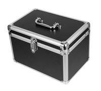 KOMBIUDA Maletín Organizador Maquillaje Con Cierre Metálico Caja Grande Para Almacenamiento Cosméticos y Productos Belleza Organizador Resistente Para Viaje y Uso Profesional