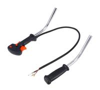 KOMBIUDA Mango de Tubo y Cable con Gatillo de Aceleración para Desbrozadora | Pieza de Plástico Ligera, Ajuste, Recambio Rápido para Desbrozadoras y Jardinería
