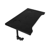 KOMBIUDA Mesa Bandeja para Silla de Ruedas, Ligera y Plegable, Portavasos Integrada para Personas Mayores en Exteriores y Camping