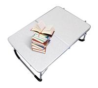 KOMBIUDA Mesa Plegable de Aleación de Aluminio Sólida y Ligera para Camping y Fiestas Playa, Escritorio Portátil Multifuncional para Interiores y Exteriores
