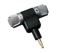 KOMBIUDA Micrófono Estéreo Mini para Pc Portátil y Notebook Grabación Estéreo Sin Batería