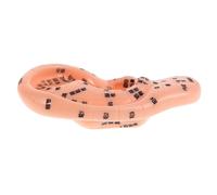 KOMBIUDA Modelo De Acupuntura Auricular Silicona Suave Con Puntos De Acupuntura Realistas Para Enseñanza De Medicina y Masaje De Oreja