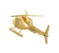 KOMBIUDA Modelo de Helicóptero de Aleación de Zinc Juguete Metálico Miniatura para Niñas Avión Coleccionable Retro Decoración para Fiesta de Cumpleaños