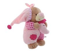KOMBIUDA Muñeca Musical Chupete De Bebé De Dibujos Animados Juguete Chupete Para Dormir Del Bebé Juguete Musical Para Dormir Juguetes De Lujo De Bebé Juguetes De Peluche Para Bebés Felpa