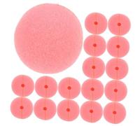 KOMBIUDA Narices de Payaso de Esponja Rosa 50 Mm, 40 Piezas Accesorio Decorativo de Cosplay para Fiesta, Utilería Portátil para Disfraz y Circo