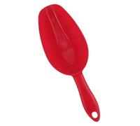 KOMBIUDA Palas para cubitos de hielo y cuchara de plástico rojo, pala para harina y semillas, utensilio para buffet de dulces y té Reutilizable