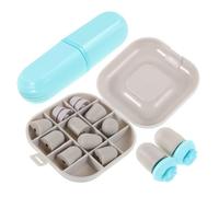 KOMBIUDA Para De Silicona Suave Reutilizables y Lavables Reducción De Ruido Para Dormir Estudiar y Protección Ruido Azul