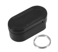 KOMBIUDA Pastillero Pequeño con Llavero Magnético Caja Portátil para Estuche Resistente y Sellado para Viajes y Actividades al Aire Diseño Compacto y Práctico para Uso Diario