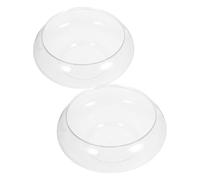 KOMBIUDA Pecera de Escritorio Pequeña Transparente 2800ml de Plástico Irrompible para Casa y Oficina, Pecera Decorativa Portátil para Criar Peces y Tortugas, Fácil de Limpiar y Mantener