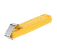 KOMBIUDA Pelacables Ajustable Compacto con Cuchillas Giratorias para Electricidad Pinzas de Acero y PVC con Profundidad de Corte Regulable Herramienta Precisa para Pelado de Cables y Cortes