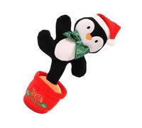 KOMBIUDA Peluches Luminosos Navideños Que Bailan y Cantan Juguete Hablador Eléctrico para Pequeños para Decoración de Dormitorio y Regalos de Fiesta