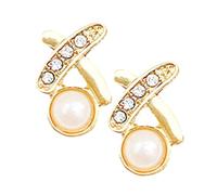 KOMBIUDA Pendientes Geométricos de Tachuela Unisex Diseño Cruzado Minimalista Material Resistente y Adecuados para Diario y Ocasiones Formales