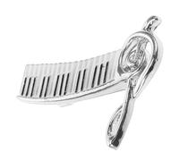 KOMBIUDA Pin de Nota Musical en Aleación de Zinc para Mujer, Accesorio de Ropa Compacto y Versátil Acabado Fino, Adecuado para Uso Diario y Regalos