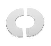 KOMBIUDA Placa Decorativa de Acero Inoxidable Dividida para Válvulas y Grifos Práctica para Tuberías de Ducha Fácil Instalación y Acabado Organizado para Baños y Jardines