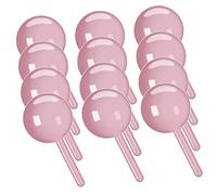 KOMBIUDA Preciosa Caja de con Forma de Esfera Rosa 12 Unidades Soporte para Guardar con Forma de Piruleta para Niñas