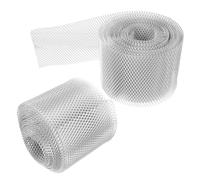 KOMBIUDA Protectores de Canalones de Aluminio 5 Pulgadas X 20 Pies Malla Metálica para Filtro de Hojas Cubiertas para Canaletas de Lluvia Protección contra Obstrucciones en Techos Uso