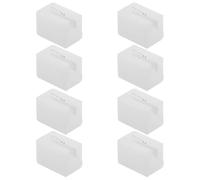 KOMBIUDA Protectores de Esquinas de Silicona Transparente para Tiradores de Cajones y Armarios 8 Unidades 4 Izquierdos 4 Derechos Anticolisión Seguridad para Bebés y Protección para