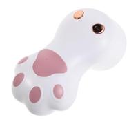 KOMBIUDA Quita Pelusas Recargable Forma de Garra de Gato Removedor de Pelusas Silencioso para Ropa Sofás y Alfombras Portátil con Contenedor Fácil de Limpiar Color Rosa y