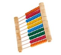 KOMBIUDA Rack De Computación De Madera Herramienta De Cálculo Material Educativo Ábaco para Estudiantes