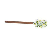 KOMBIUDA Raspador de Silicona y Seguro para Pasteles Mango de Madera, Diseño Limón, Fácil de Limpiar para Decoración Verano y Utensilios Cocina