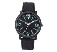 KOMBIUDA Reloj Digital Moderno para Hombre, Reloj De Pulsera Clásico De Cuarzo, Correa Duradera Negra, Diseño Sencillo y Juvenil, Uso Diario Casual, Tamaño Estándar