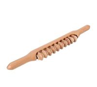 KOMBIUDA Rodillo De Masaje De Madera Natural Para Relajación y Stick Manual De Yoga Para Masaje Completo Del Cuerpo Para Espalda Cuello y
