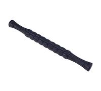 KOMBIUDA Rodillo Masajeador de Piernas de Goma y Relajación Muscular Ligera y Consistente Negro Sistema de Rodillos y Asas Ergonómicas para Fisioterapia