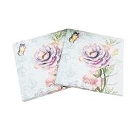 KOMBIUDA Servilletas Elegantes para Fiestas de Cumpleaños Paquete de 20 Servilletas de Papel Estampadas con Patrón de Arcoíris para Cenas de Bodas Y Baby Shower