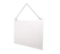 KOMBIUDA Soporte Colgante para Carteles Acrílico Transparente A4 Horizontal 297x210 Mm para Etiquetas de Precio, Portamenús y Señalización en Tiendas y Oficinas