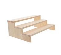 KOMBIUDA Soporte De Exhibición De Madera para Joyas 35 Cm, Estante Elevador Multifunción De Plástico, 3 Piezas, Adecuado para Anillos, Pulseras y Relojes En Hogar y Tienda