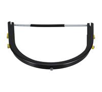 KOMBIUDA Soporte de Visera de Aluminio para Casco de Seguridad de Construcción Pantalla Protectora de Alta Resistencia Rotación 180° y Resorte Ajustable para Soldadura y Protección Facial