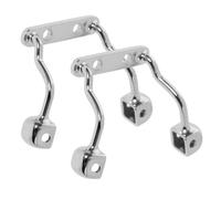 KOMBIUDA Soporte para Puente Nasal de Gafas Niño 2 Piezas Atornillable Metal Doble Orificio Antideslizante Cómodo Uso Escolar Aire Libre Accesorios para Montura