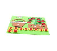 KOMBIUDA Tablero Educativo Matemáticas Infantil de Fieltro Portátil Juguete Didáctico para Material Reutilizable para Aprendizaje de Números y Aritmética Educación Temprana