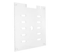 KOMBIUDA Tapa Antisaltos para Acuario 20x20 Cm de Acrílico Transparente con Bisagra, Cubierta Superior Cuadrada para Tanque de Peces, Reptiles y Camarones, Panel Protector para Peceras