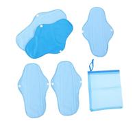 KOMBIUDA Toallas Sanitarias Lavables Pul 6 Uds Set, Compresas Menstruales Reutilizables Impermeables, Absorción Alta, Transpirable y Desodorizante, Uso Diario y Postparto, Cuidado Femenino Cómodo